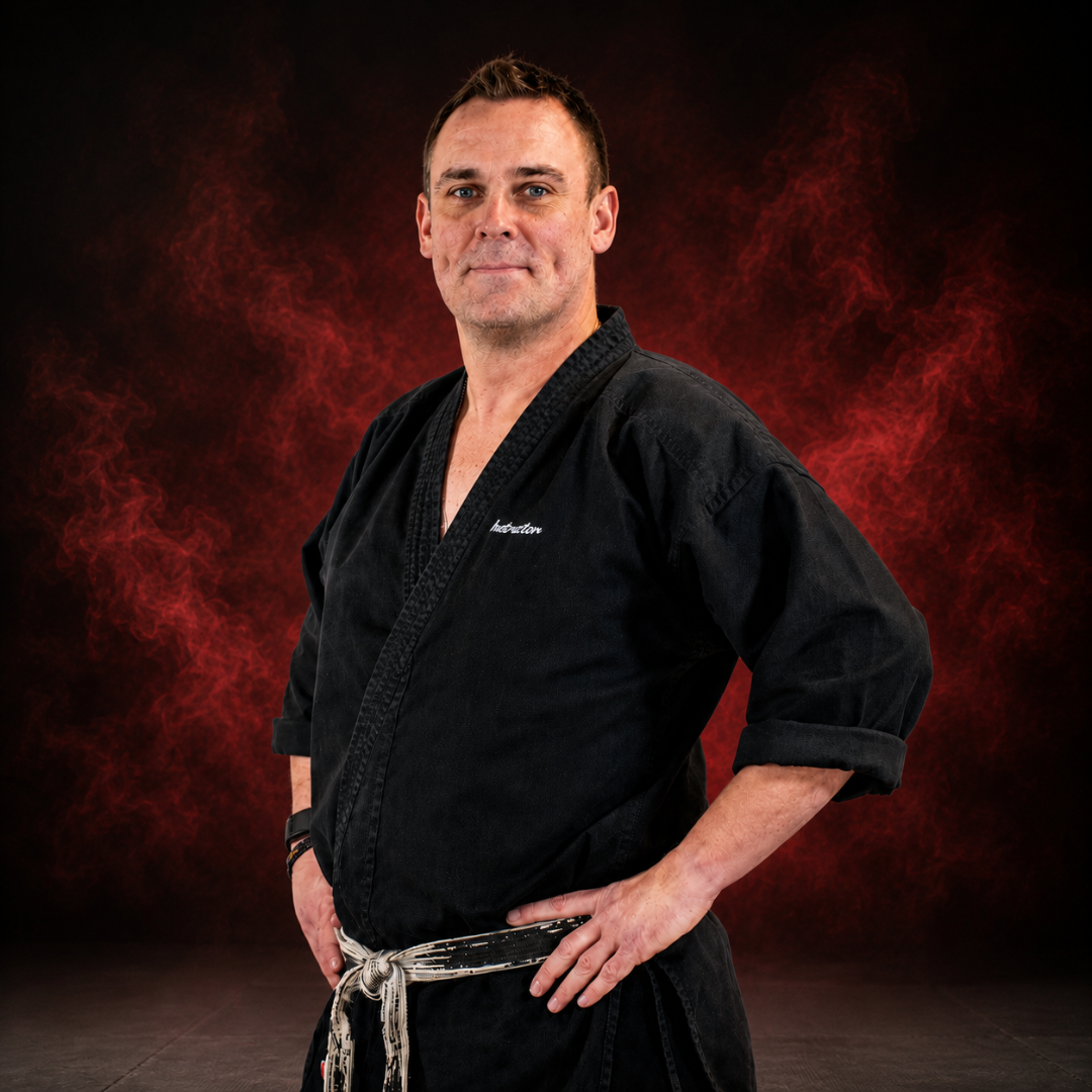 Sensei Justin, owner and head instructor at AmeriKick Langhorne